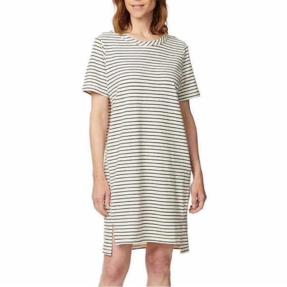 •Buffalo David Bitton• Short Sleeve Striped Knit Dress - Size Large - Picture 3 of 9